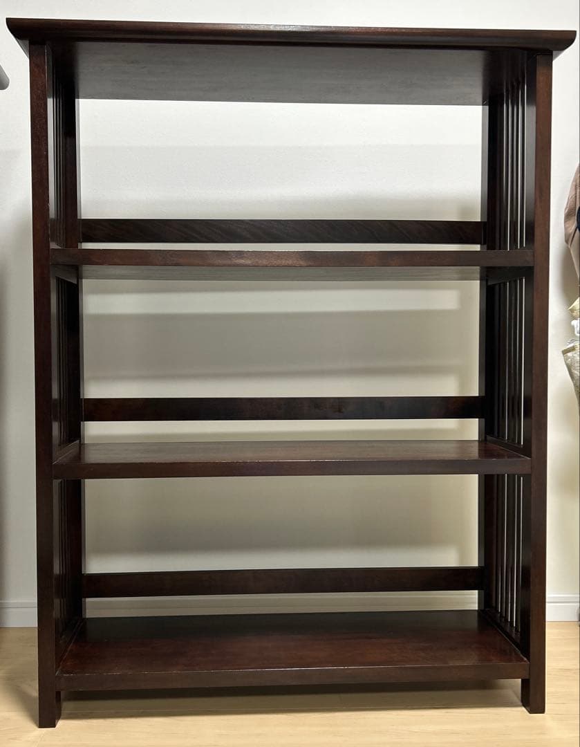 松本民芸家具 木製ラック ダークブラウン