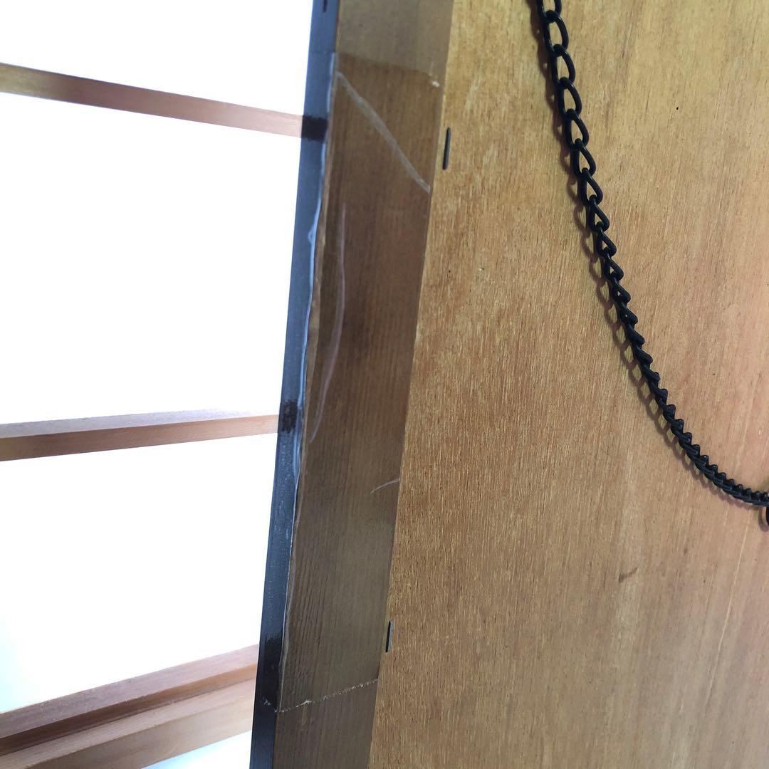 アンティーク　姿見　全身鏡　全長162cm立て掛け　GRAND 木　重量約8kg