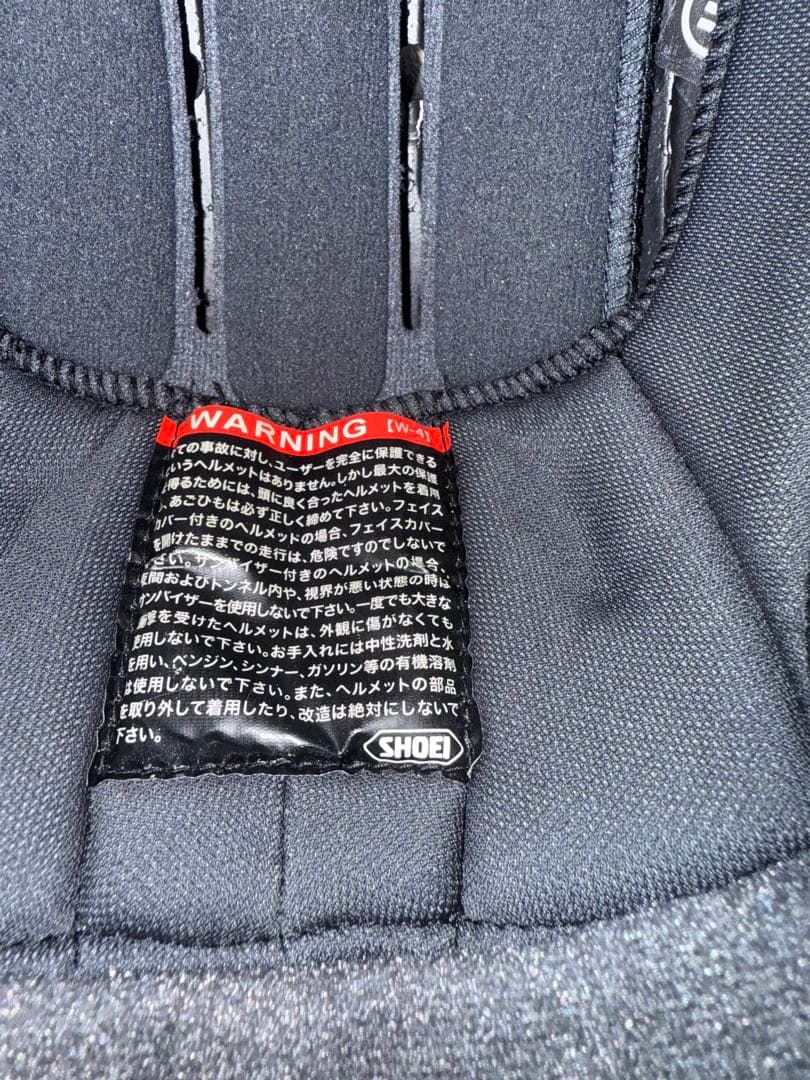 SHOEI フルフェイスヘルメット ブラック/ホワイト/ブルー　GT-Ａir