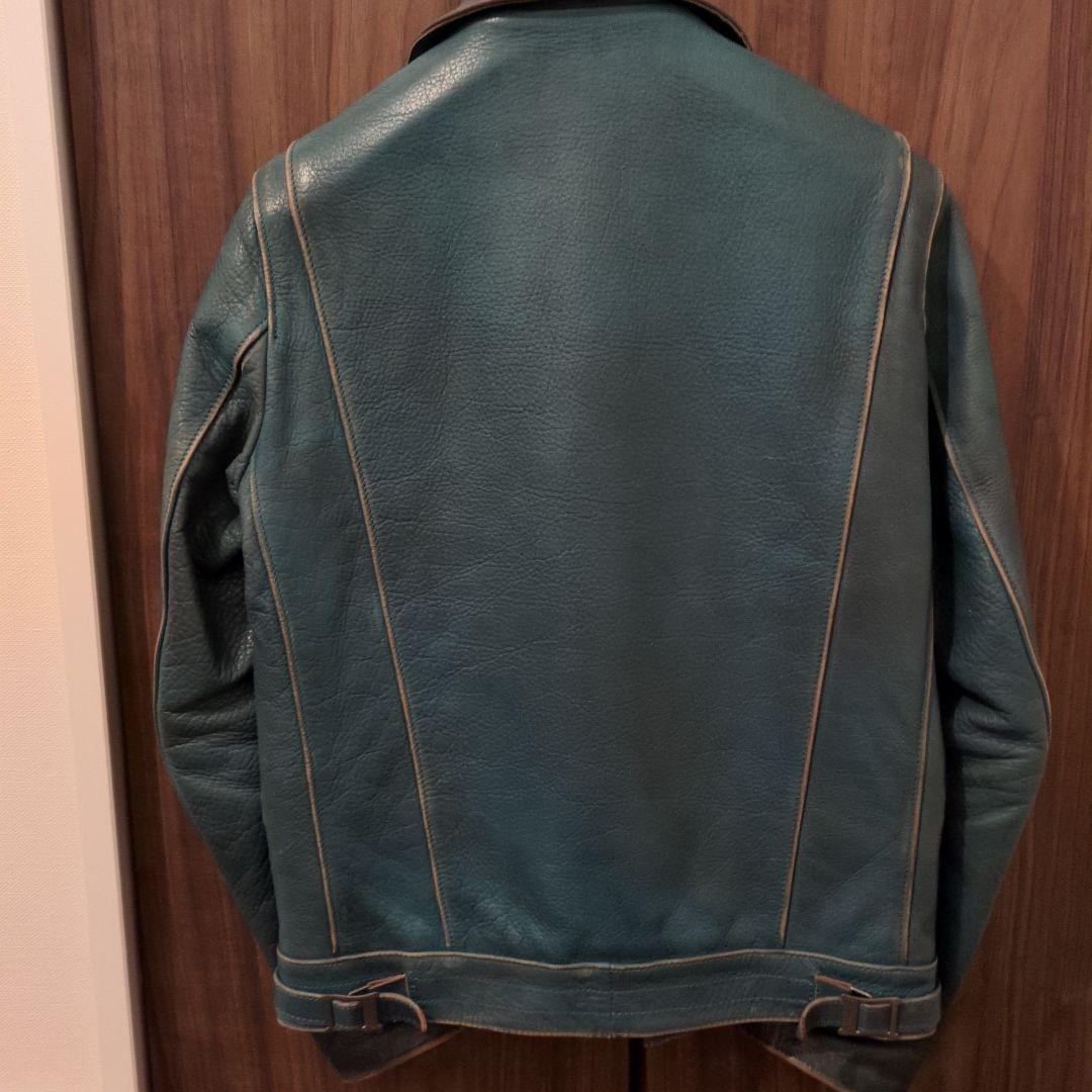 ひ*ろ様 Addict Clothes ダブルライダースジャケット 34