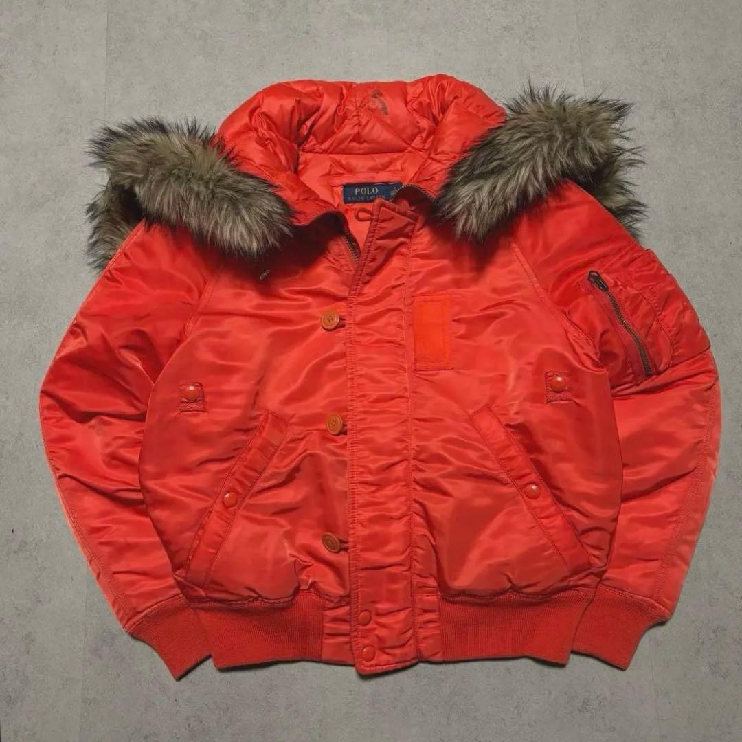 希少　ポロラルフローレン　N-2B フライトジャケット ダウンジャケット　S