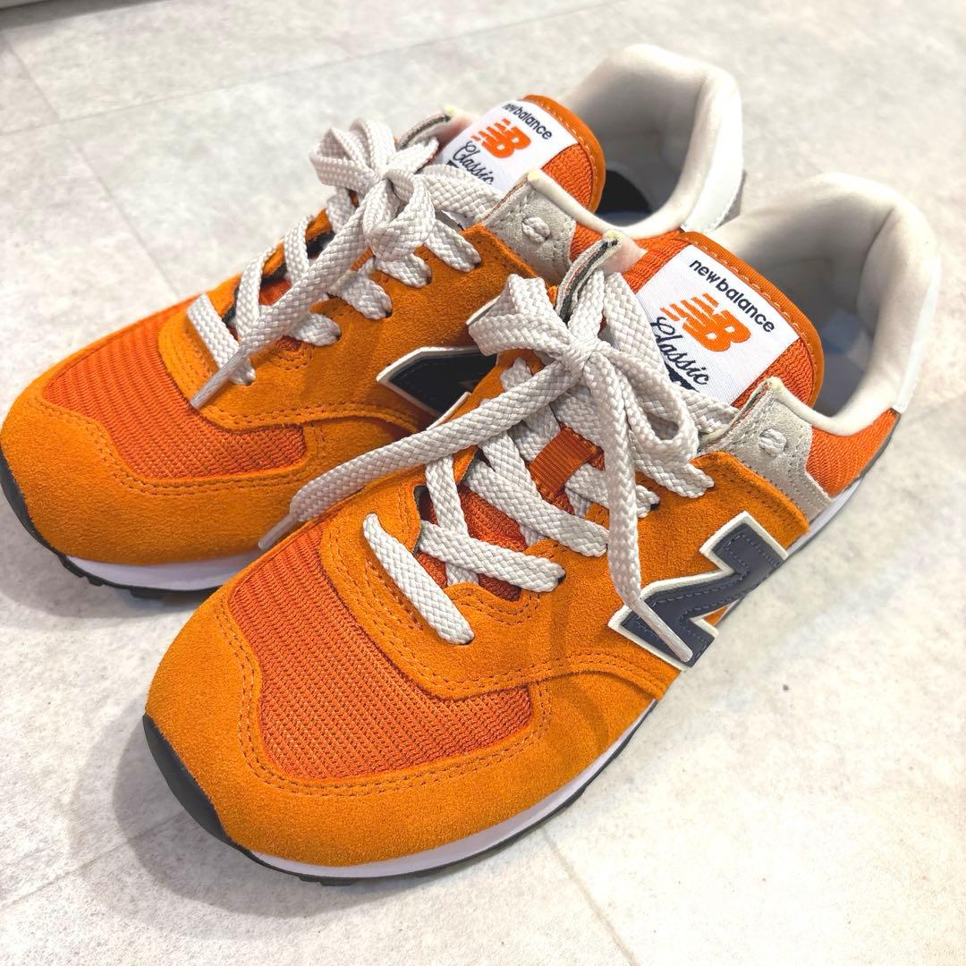 NB 574 Amazon限定色？　オレンジ　23.5cm