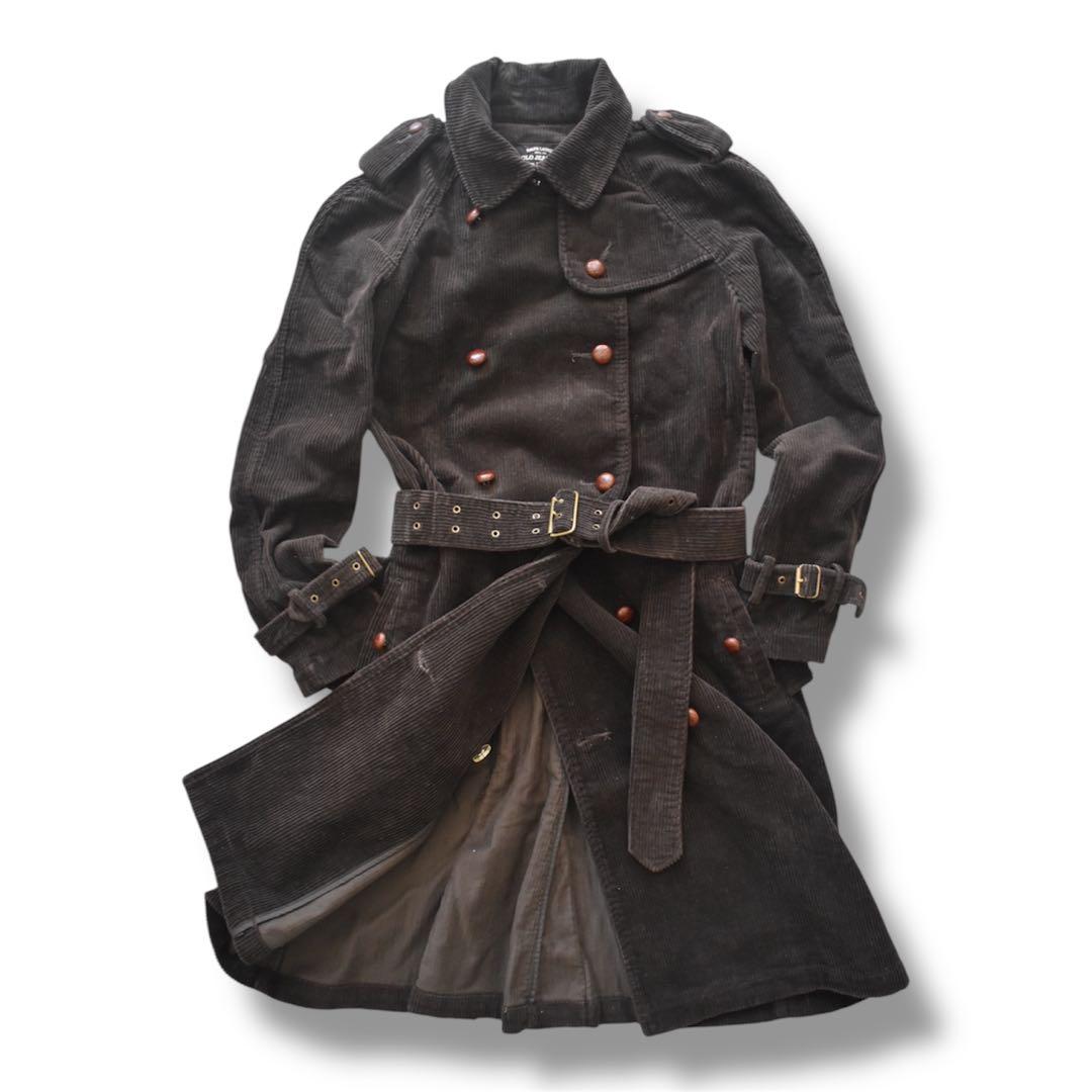 ビンテージRalphLauren ラルフローレン コーデュロイ トレンチコート