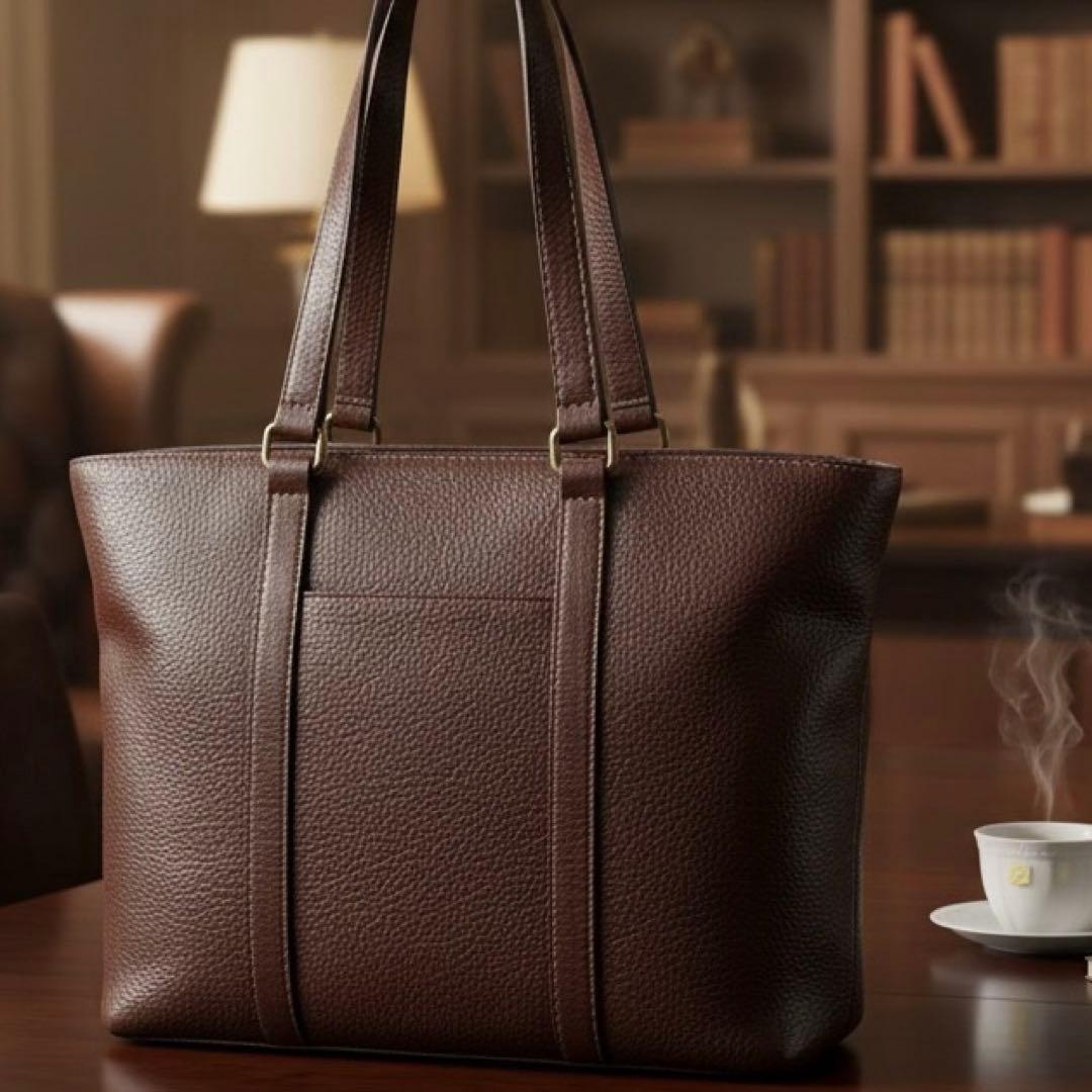 美品✨土屋鞄　トーンオイルヌメ　デイリートートバッグ　レザー　ブラウン　A4