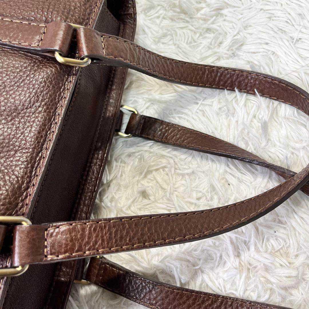 美品✨土屋鞄　トーンオイルヌメ　デイリートートバッグ　レザー　ブラウン　A4