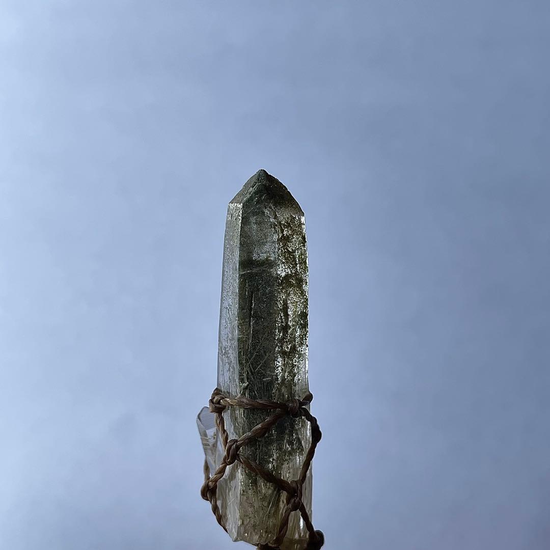 ヒマラヤ水晶 ガネッシュヒマール ルチルクォーツ ＊ マクラメペンダント 36