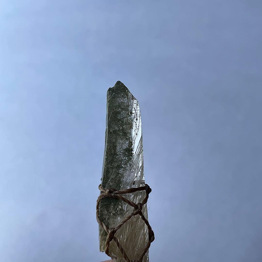 ヒマラヤ水晶 ガネッシュヒマール ルチルクォーツ ＊ マクラメペンダント 36