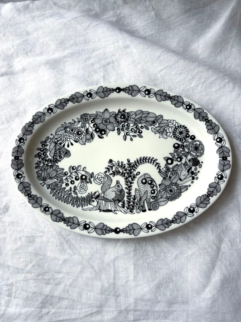 【週末お値下げ】ARABIA ピーロパイッカ オーバルプレート