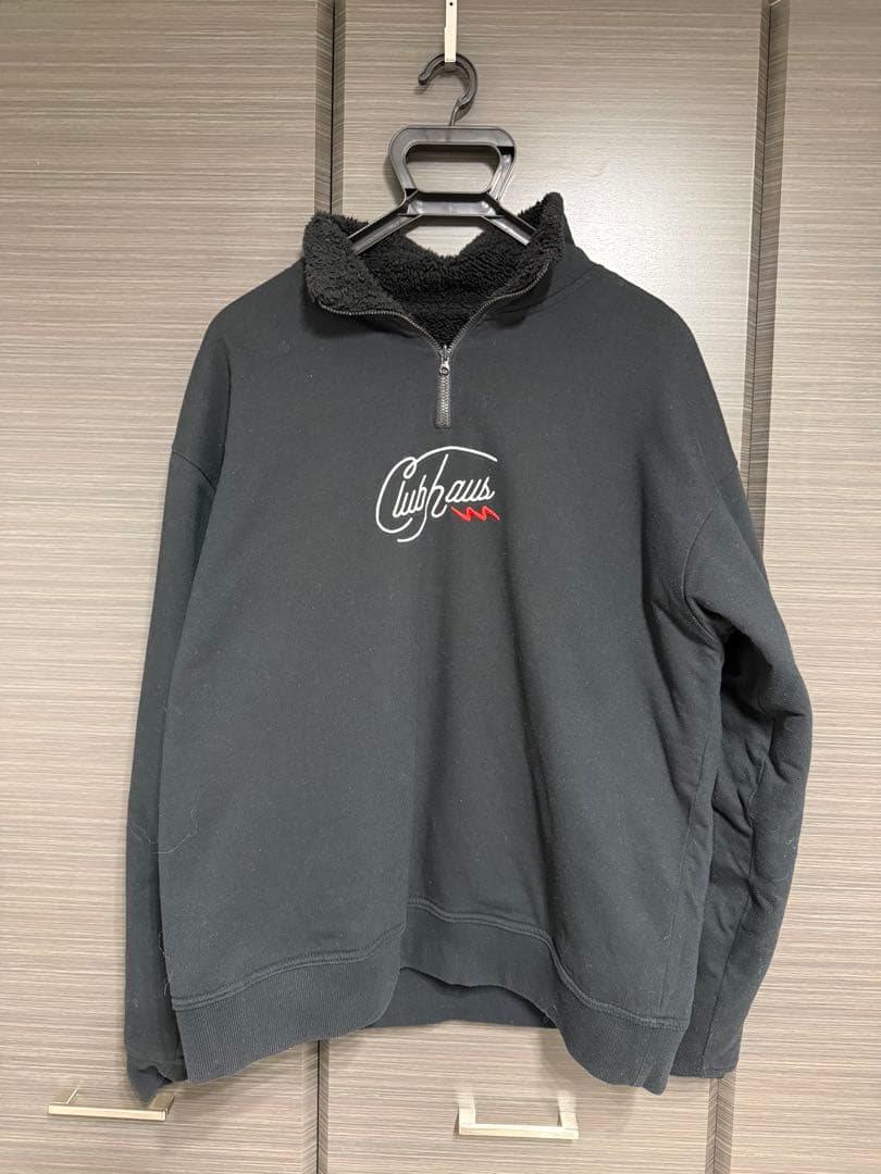 クラブハウス　エレクトリックゴルフ　ボアフリース　リバーシブル