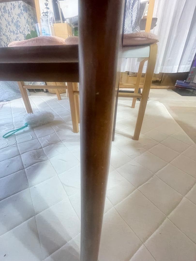 送料込み ウニコ unico SWELLA ダイニングテーブル W1400 美品