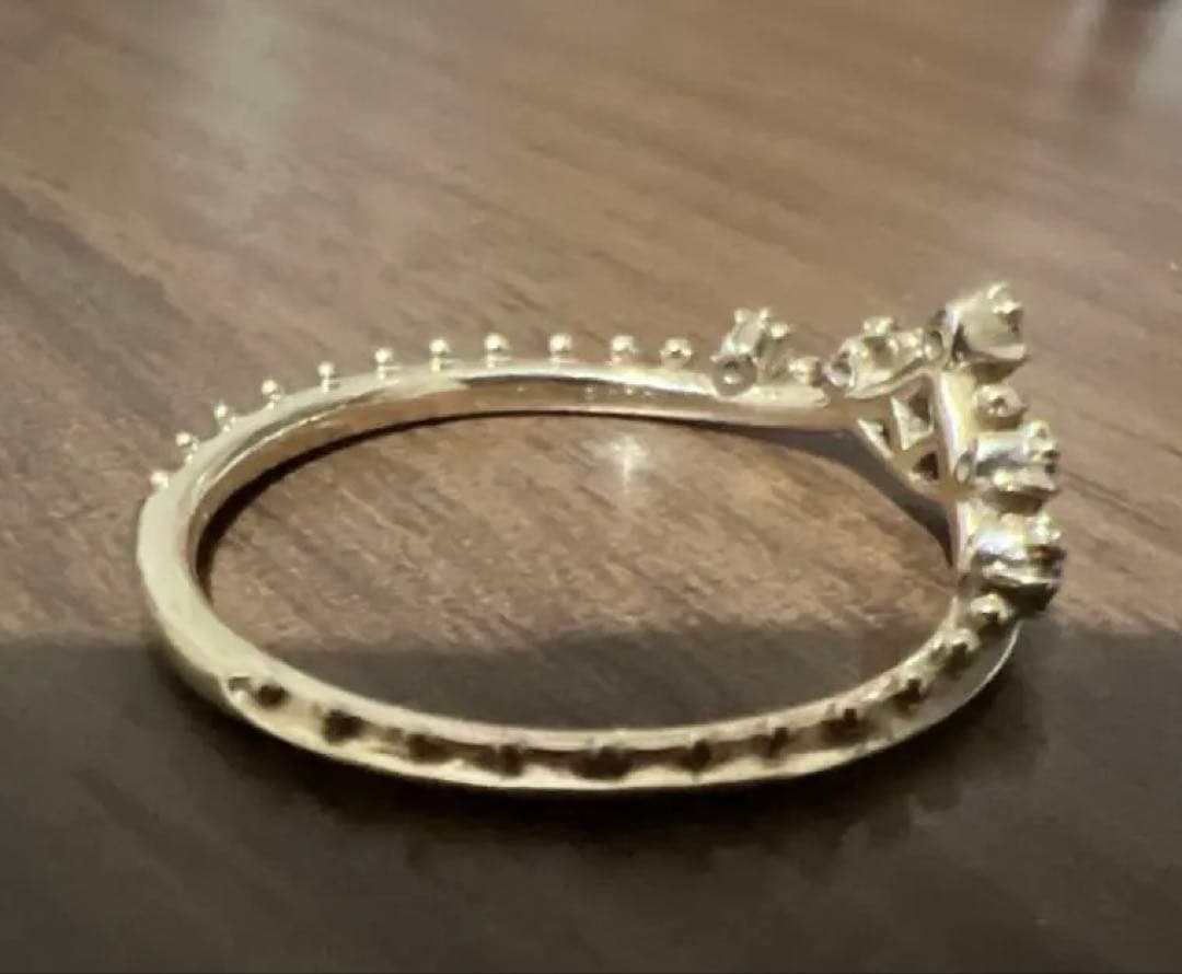 NOJESS ゴールド クラウンデザイン リング