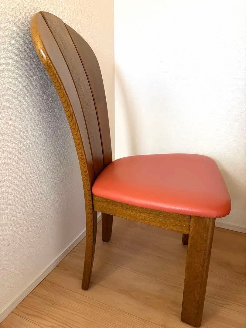 レア★皇室御用達　浜本工芸　楢　ナラ無垢チェア　ヴィンテージ