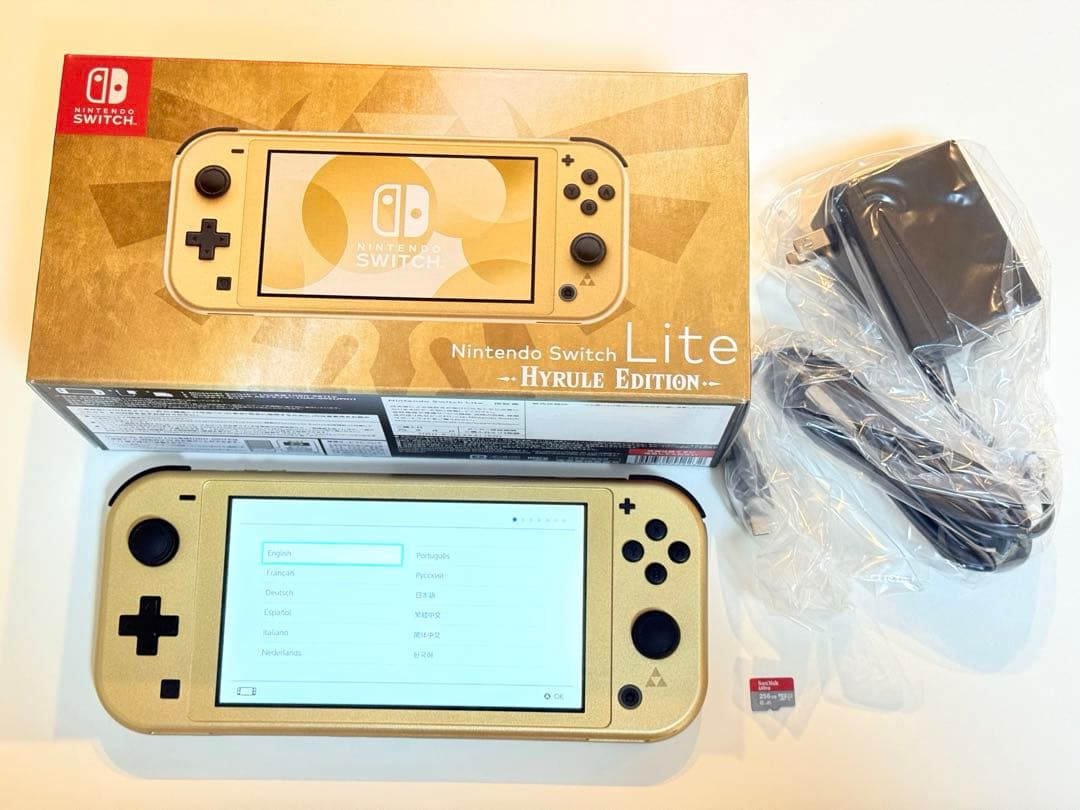 【5000円相当SDカード付】ニンテンドースイッチ ライト ハイラルエディション