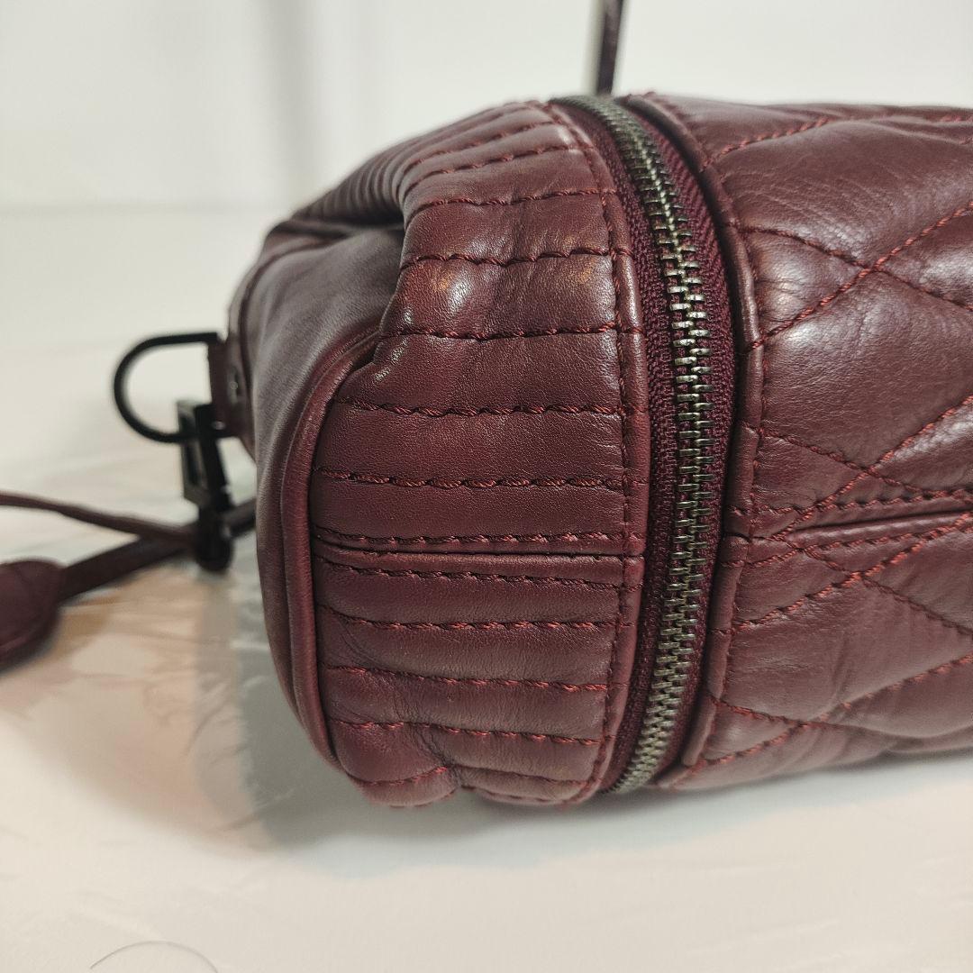 【美品】ザディグエヴォルテール　ボストンバッグ　2way　オールレザー　オリーブ