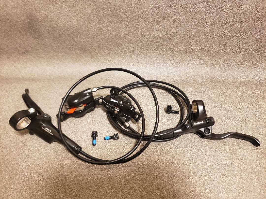 シマノMT200油圧ディスクブレーキとRT56ディスクローター160mmセット