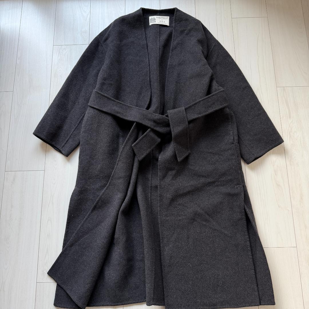 美品✨イエナ　MANTECO PUREダブルフェイスコート マンテコ 34