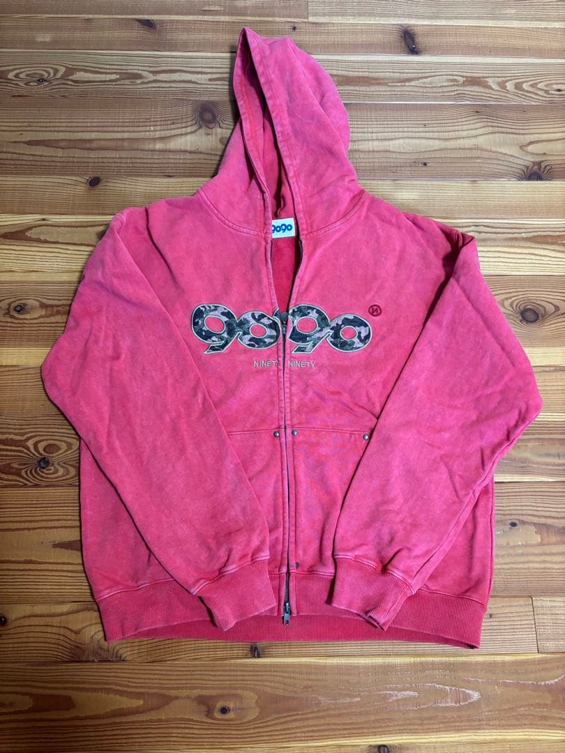 9090 ダブルジップパーカー