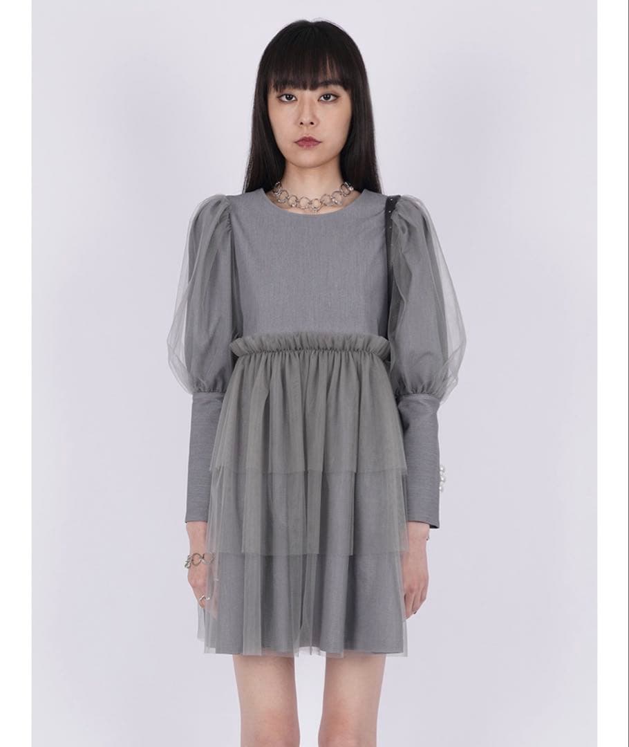 ワンピース pameo pose Coverd Mini Dress