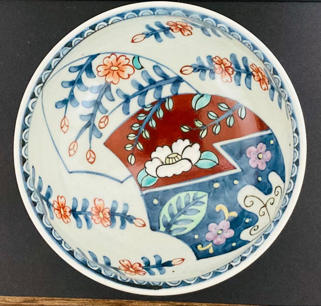 佐藤走波（五代）鉢　深鉢　辻が花文