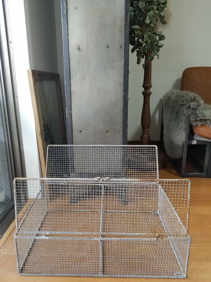 アイアンスクエアかご