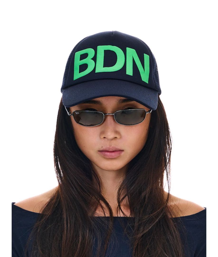 帽子 BEEDEN BDN FOAM PRINT MESH CAP NAVY