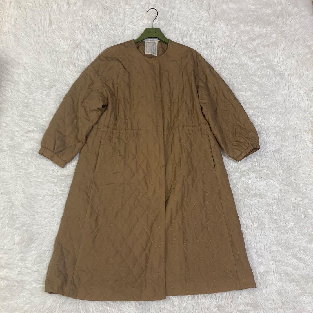 ビアズリー　袖バルーンキルトコート　BEARDSLEY バルーン袖キルトコート