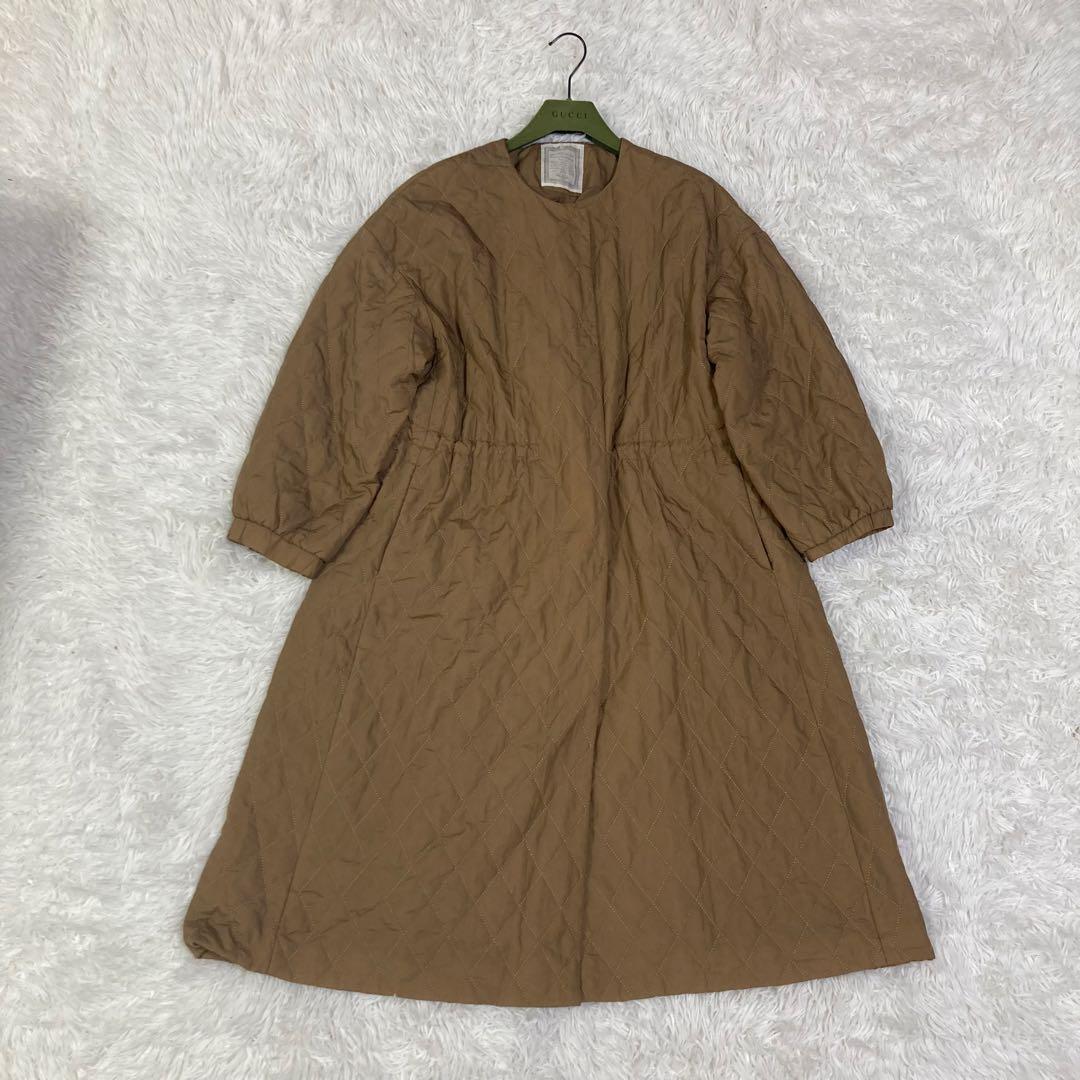 ビアズリー　袖バルーンキルトコート　BEARDSLEY バルーン袖キルトコート