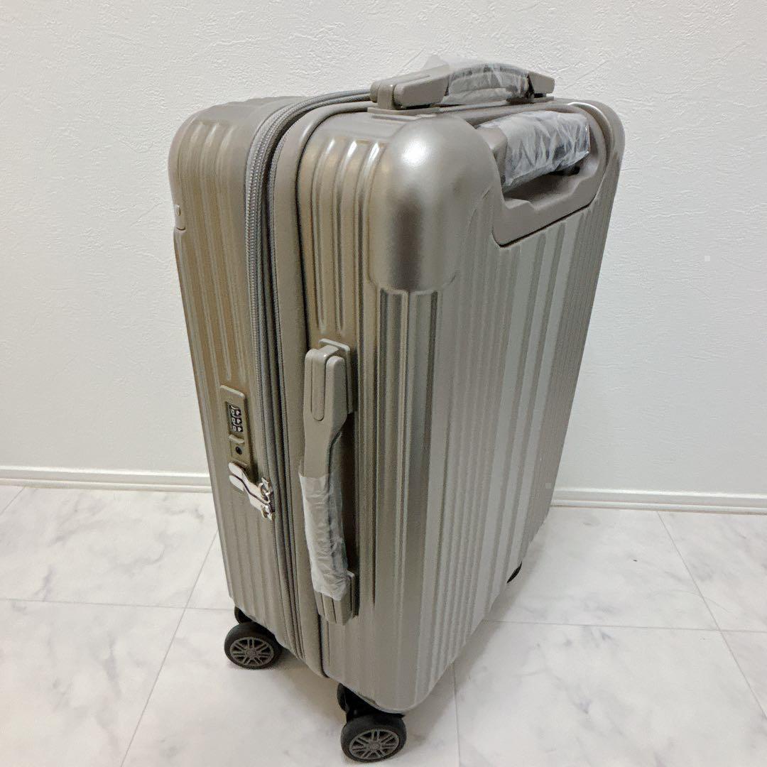 拡張機能付き⭐️現役客室乗務員オススメ❣️スーツケース S カーキ 1-3泊