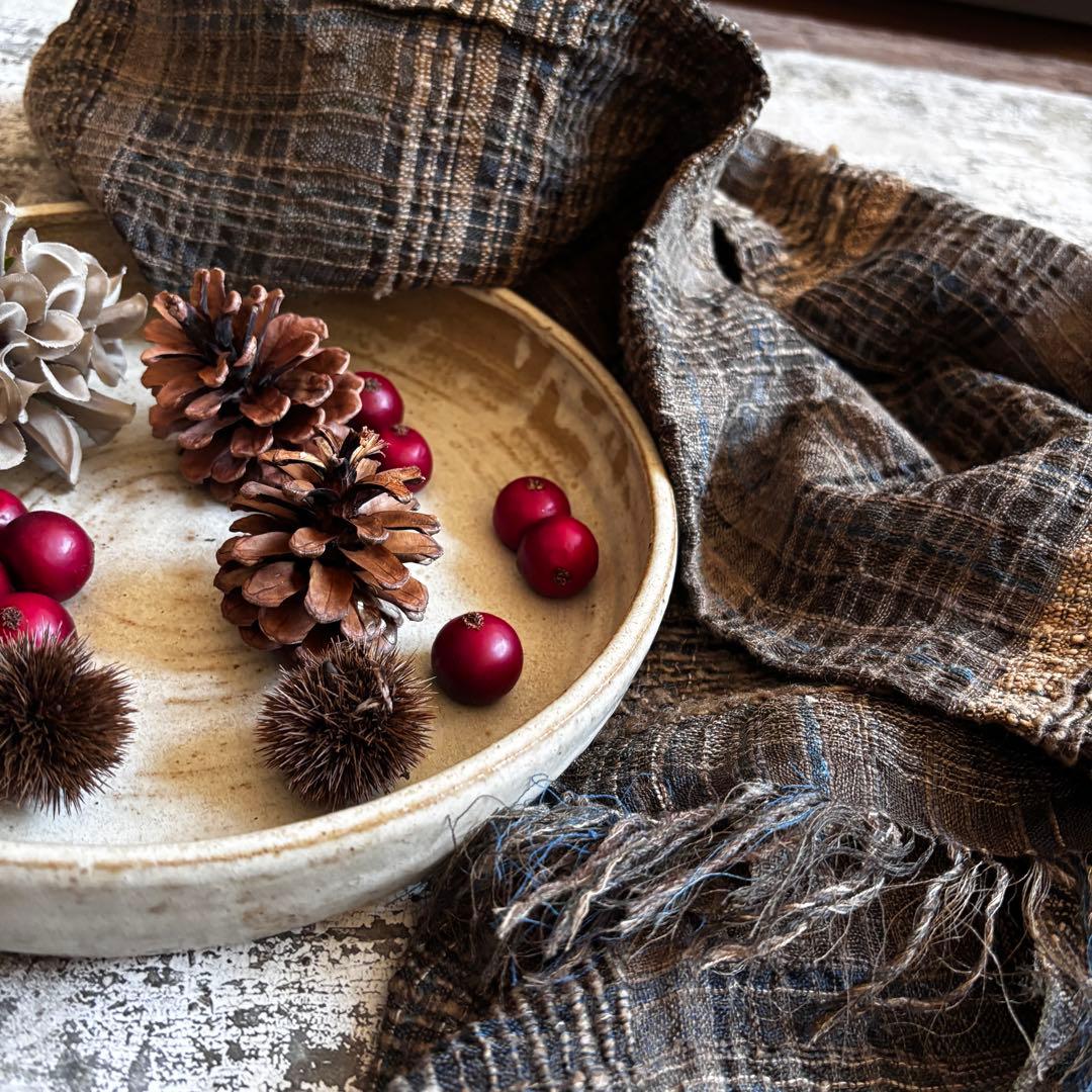 [Maki Textile] 真木テキスタイル 手織りストール