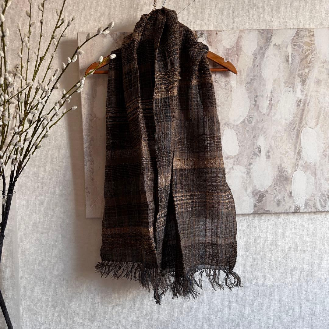 [Maki Textile] 真木テキスタイル 手織りストール