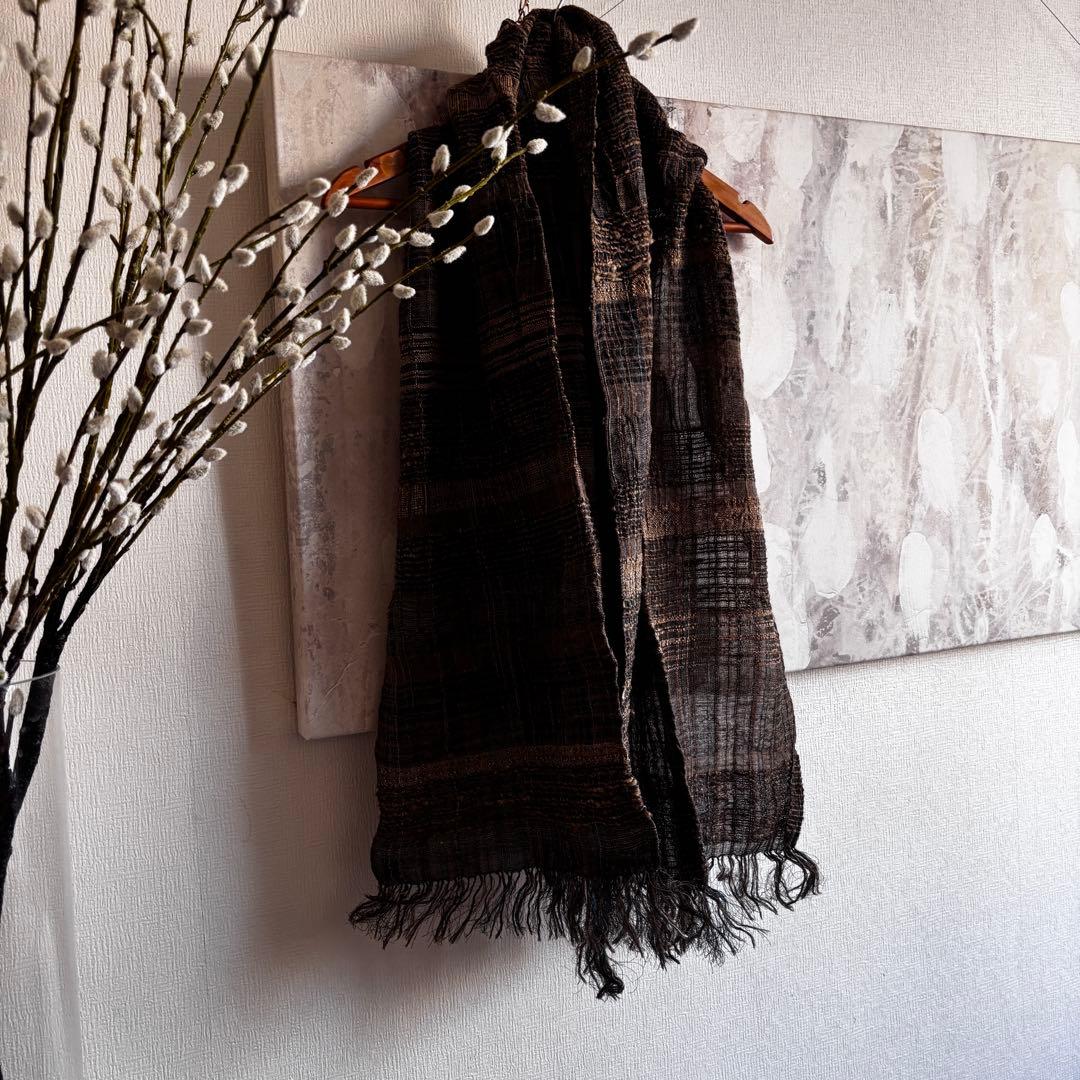 [Maki Textile] 真木テキスタイル 手織りストール