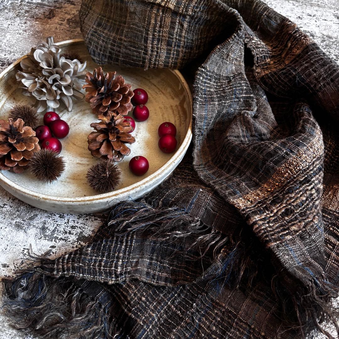 [Maki Textile] 真木テキスタイル 手織りストール