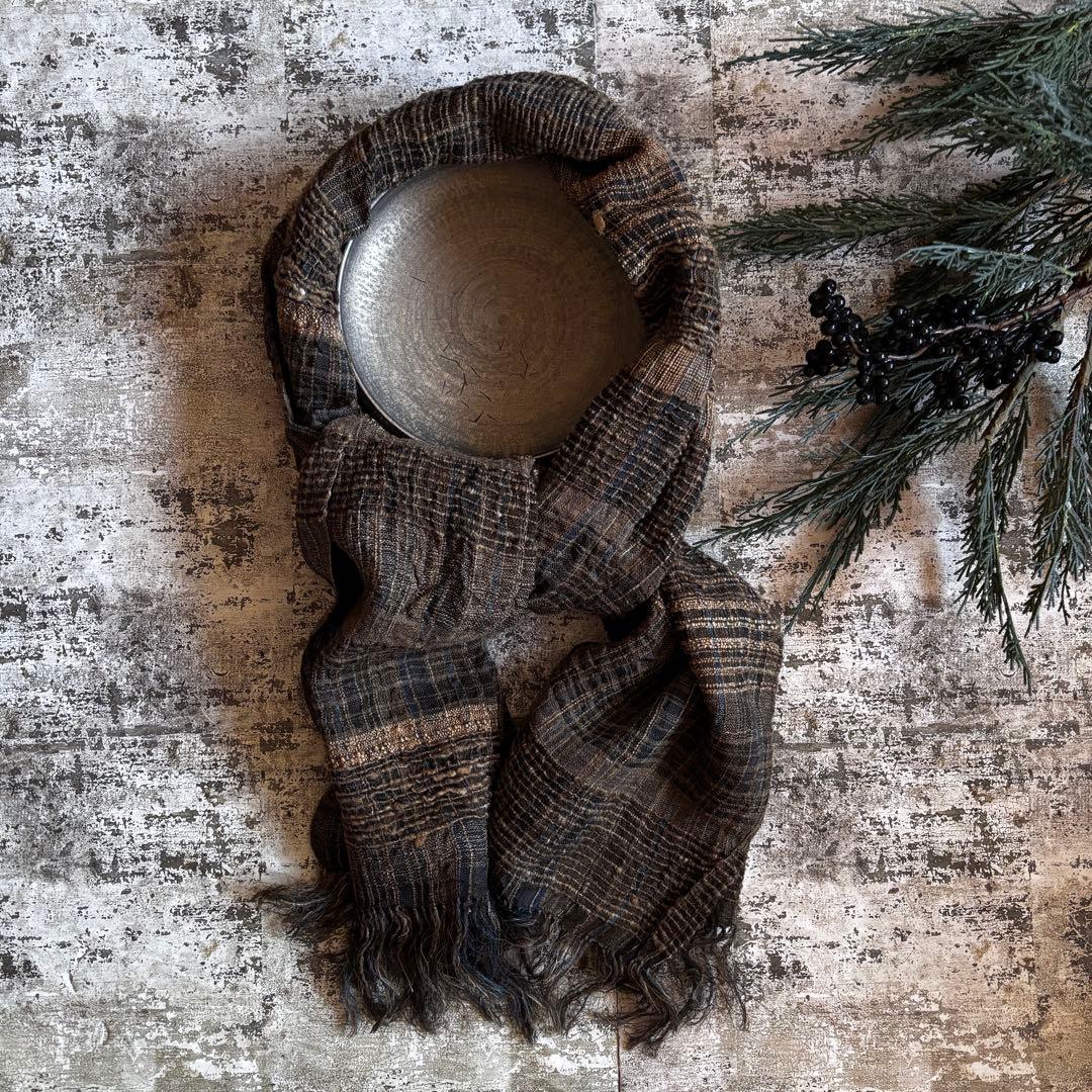 [Maki Textile] 真木テキスタイル 手織りストール