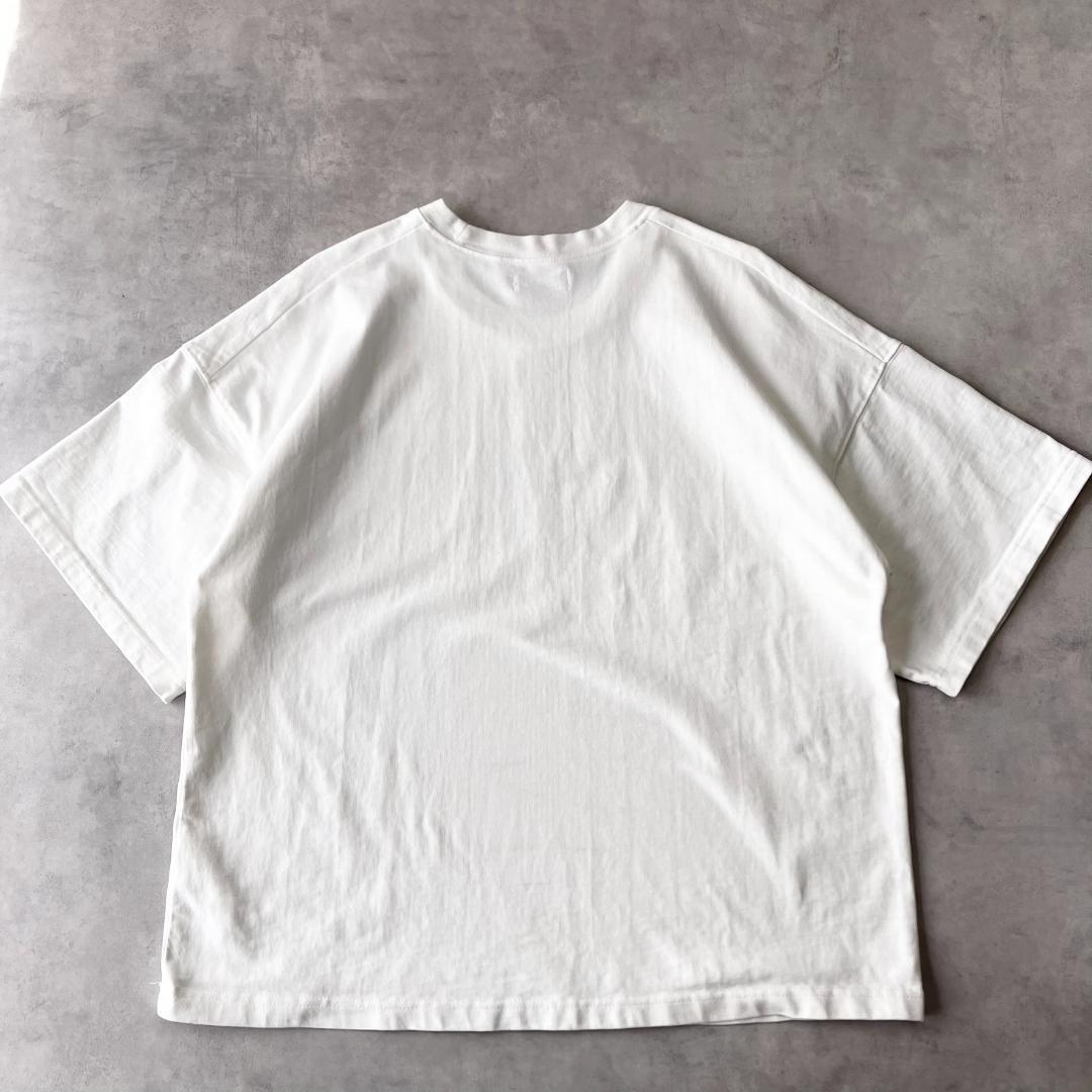 美品　ジルサンダー　ホワイトロゴTシャツ　S　ビッグシルエット　白　862