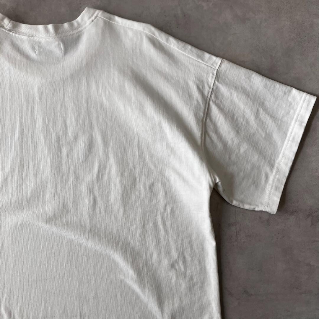 美品　ジルサンダー　ホワイトロゴTシャツ　S　ビッグシルエット　白　862