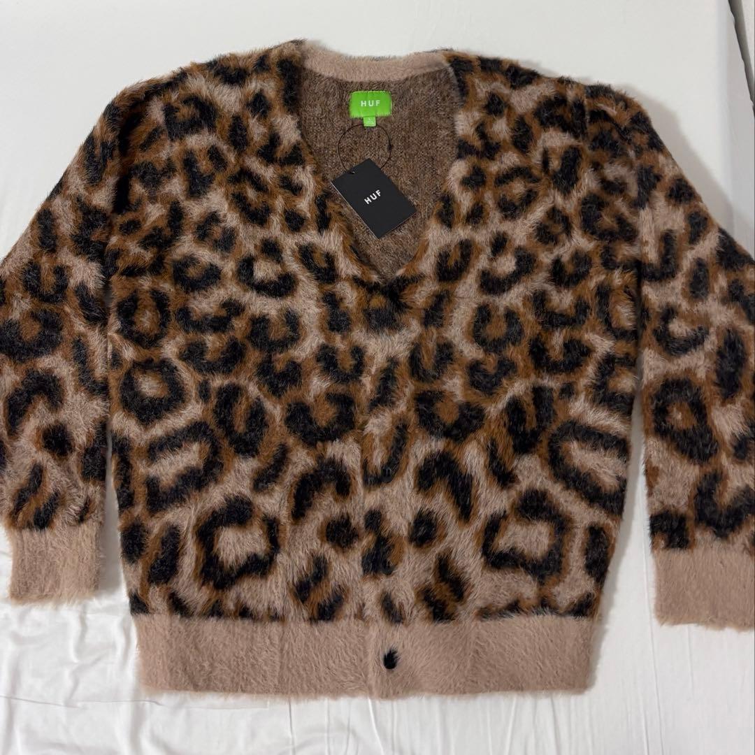 s*x様 ヒョウ柄カーディガン HUF