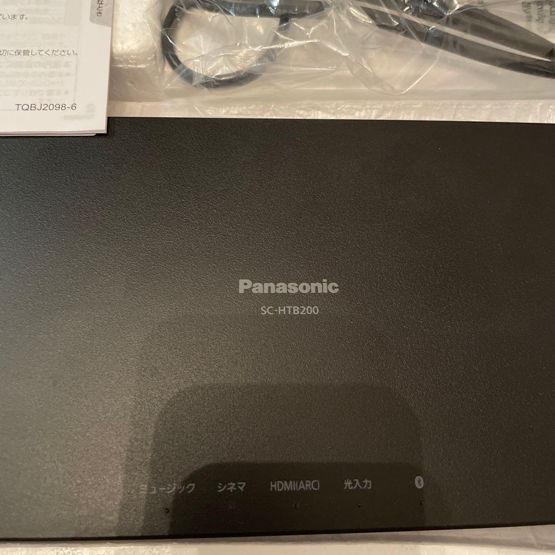 Panasonic SC-HTB200-K サウンドバー スピーカー