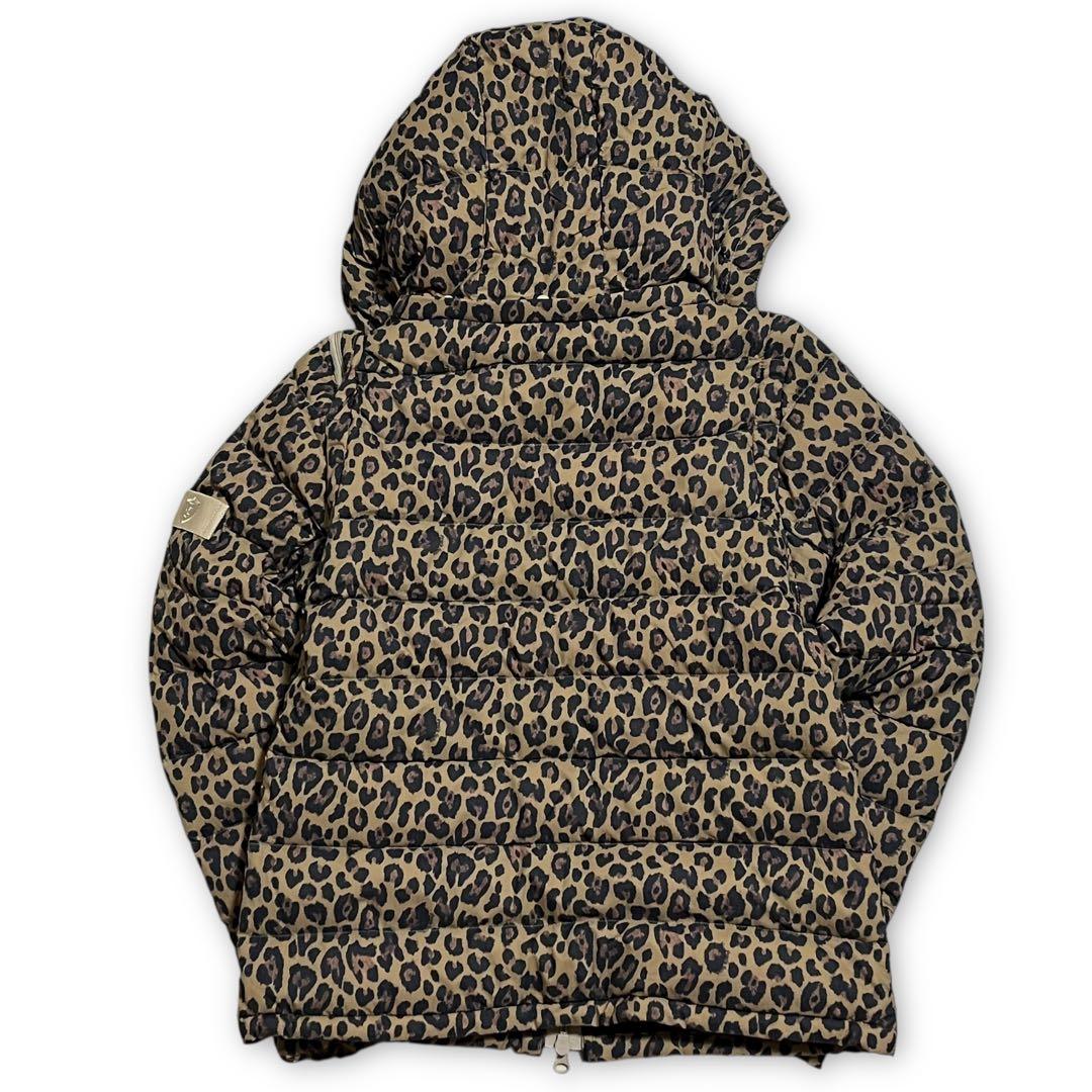 新品 パーリーゲイツ　レオパード柄 袖・フード着脱式 ダウンジャケット ゴルフ