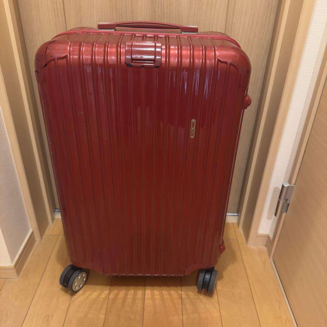 人気リモワ　TASロック　サルサ　キャリーケース　スーツケース4輪　58L赤