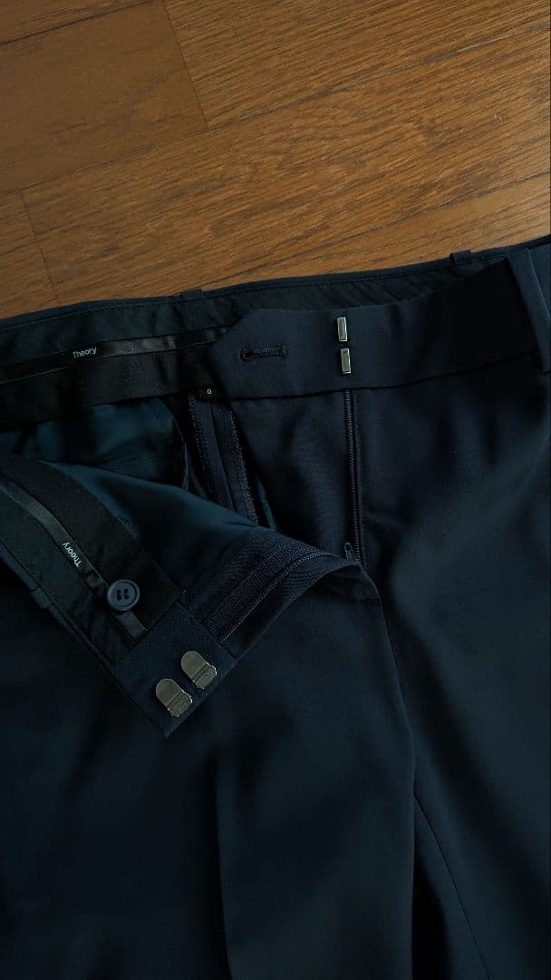 Theory ネイビー ビジネスパンツスーツ サイズ00