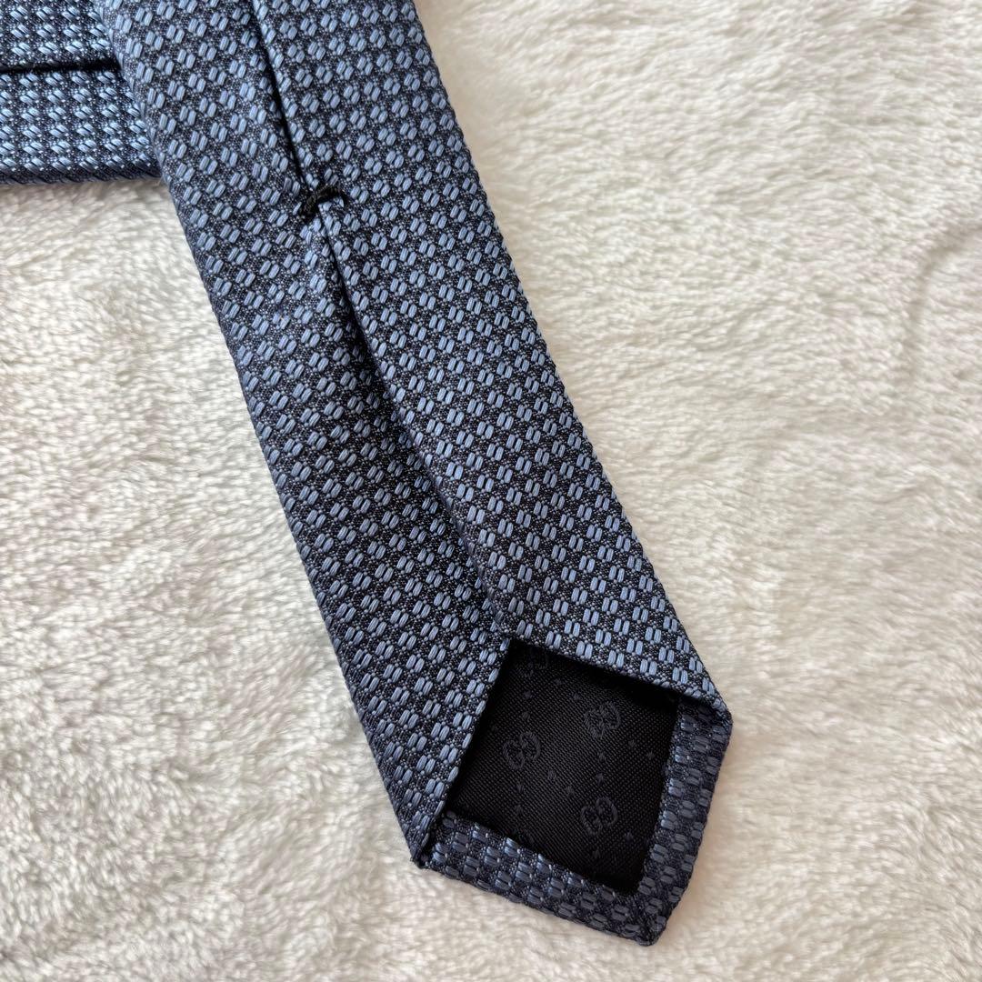 【未使用級✨️】グッチ GUCCI ソリッドタイ シェリーライン メンズ ネクタイ