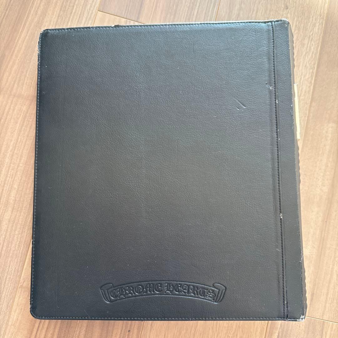 【再値下げ】稀少Chrome Hearts エンボスバインダー ブラック