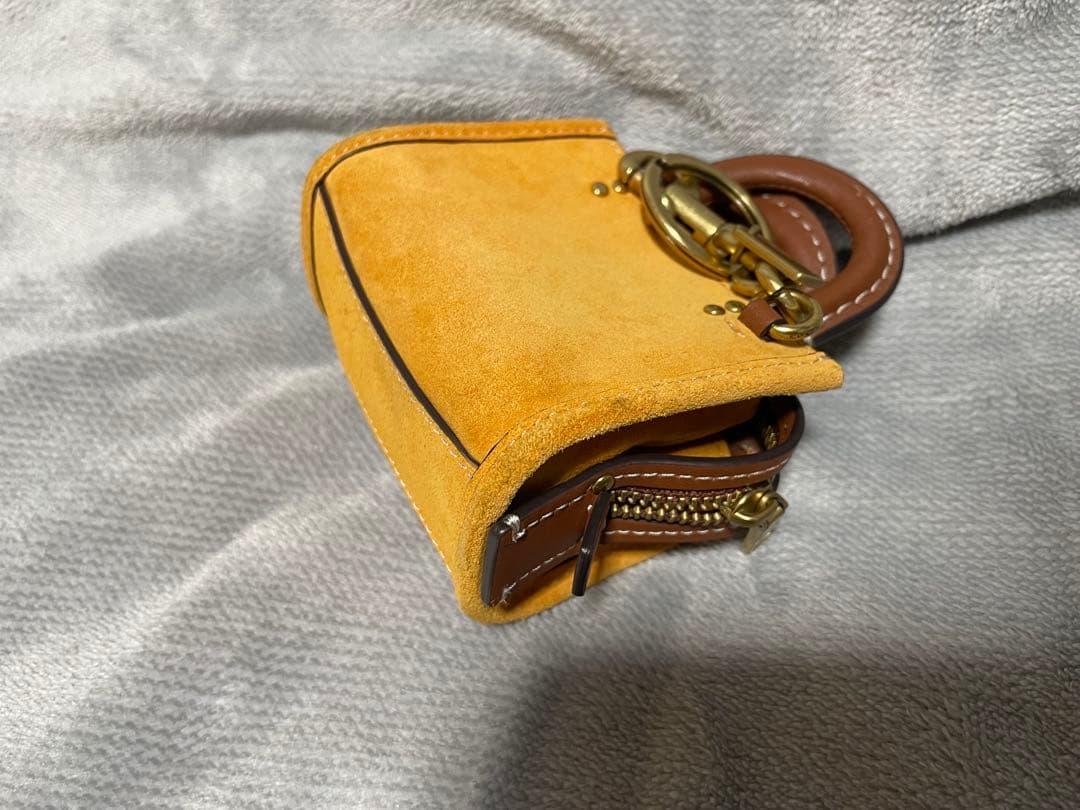 美品 COACH ローグ バッグチャーム ミニバッグ型 キーホルダー