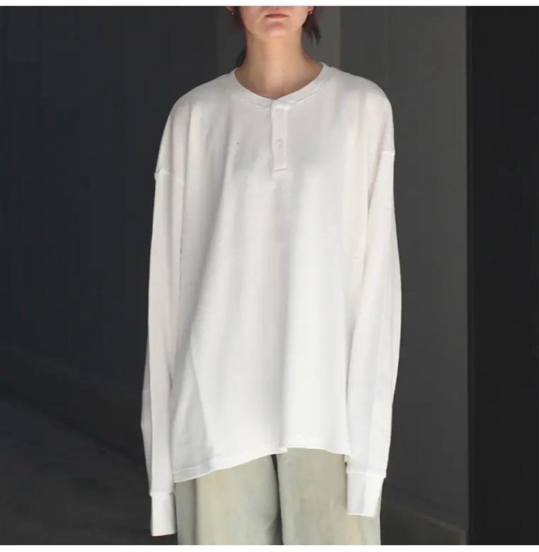 トップス KANEMASA PHIL. 18G Garment Dye Waffle