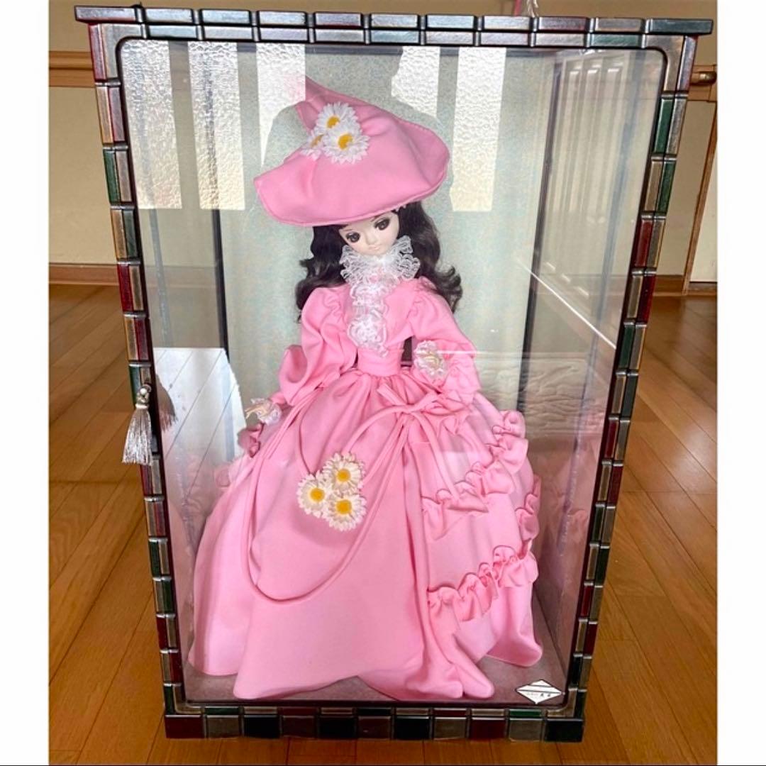 ●【美品】アンティーク フランス人形 専用クリアケース付 ドール マーガレット①