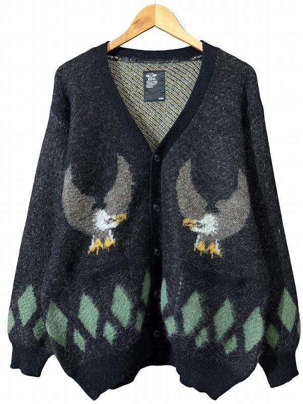 専用25AW 極美品 チャレンジャー ネイティブ イーグル モヘア カーディガン