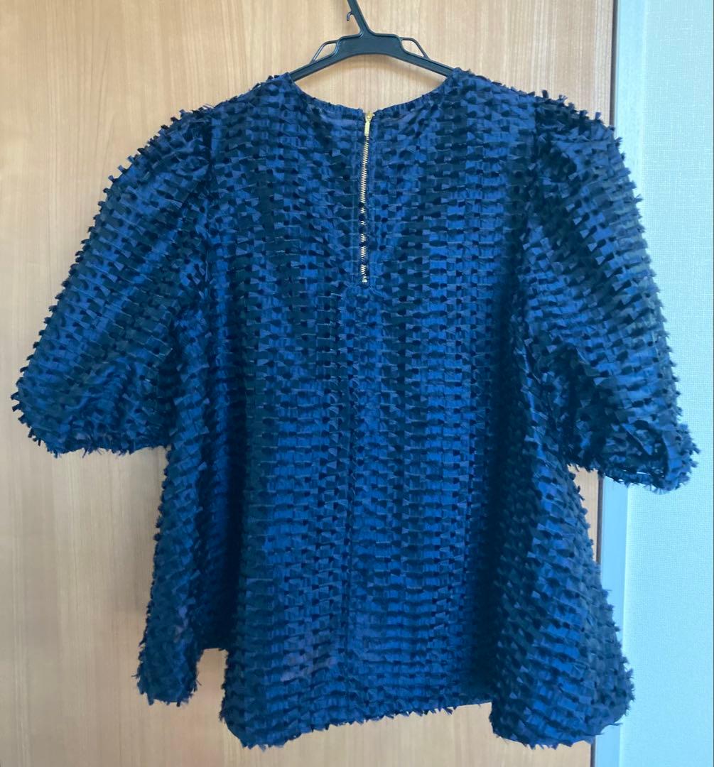 【ジプソフィア 】クリスタル ブラウス　色ネイビー　サイズ38