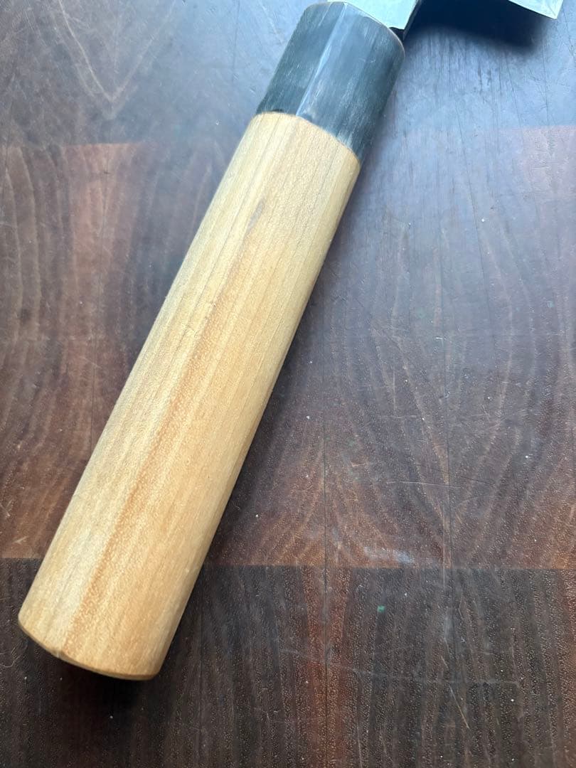 総本家　東佳人　切付　210mm 7寸　包丁　薄刃　白鋼　和包丁　水牛朴