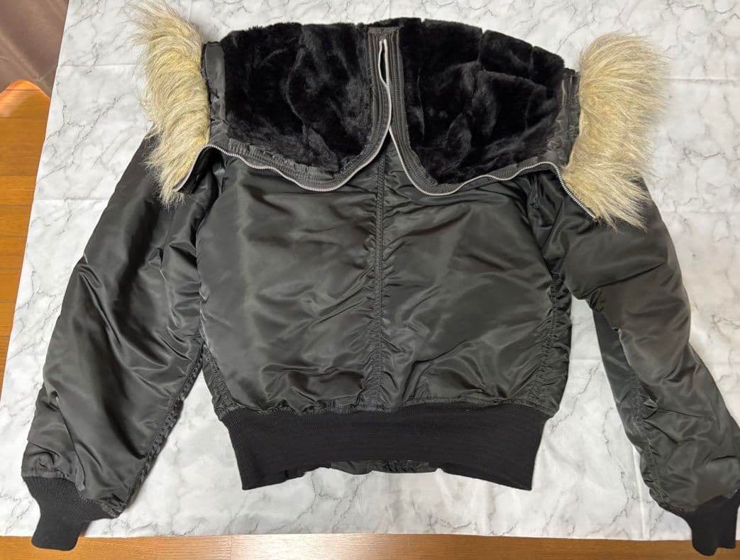 【Mサイズ】【希少ブラック】【N-2B】【アルファ】【ビンテージ美品】USA製