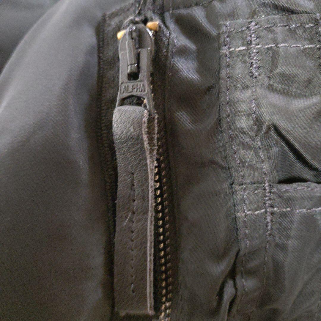 【Mサイズ】【希少ブラック】【N-2B】【アルファ】【ビンテージ美品】USA製
